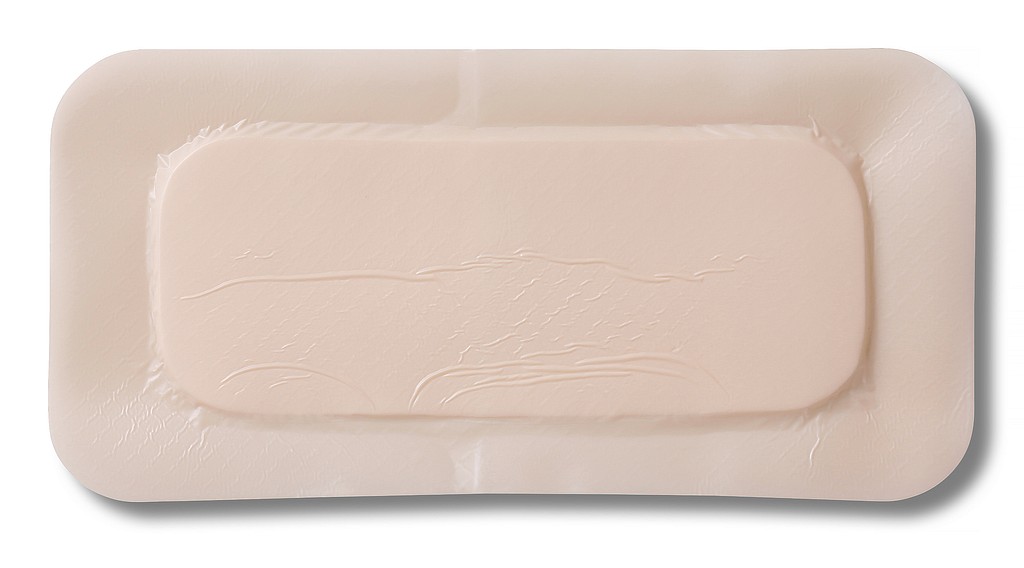 Aquacel Foam, skumbandage med hydrofiber/silikone border, steril, 10 cm x 20 cm
