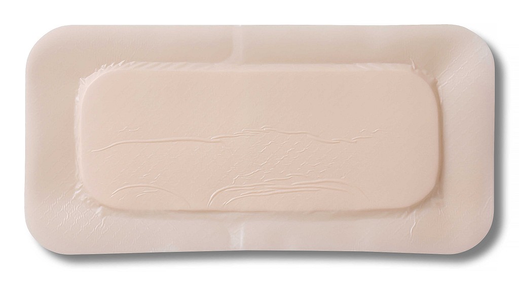 Aquacel Foam, skumbandage med hydrofiber/silikone border, steril, 10 cm x 20 cm