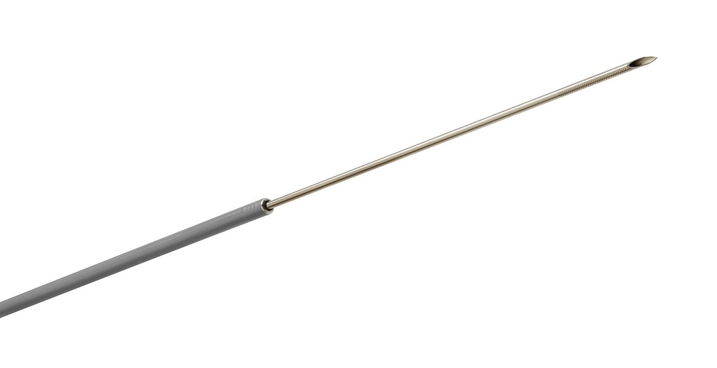 Micro-Tech EU's FNA needle, NiTiNol Arus  adapt needle Ø22 channel ->2,2 mm, 1375 - 1415 mm