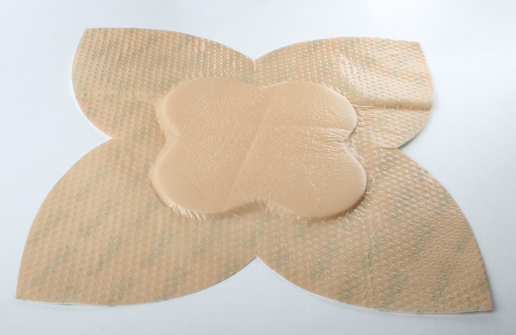 Kliniderm Foam Silikone Border, Multisite skumbandage med bred border, steril, 20 cm x 20 cm