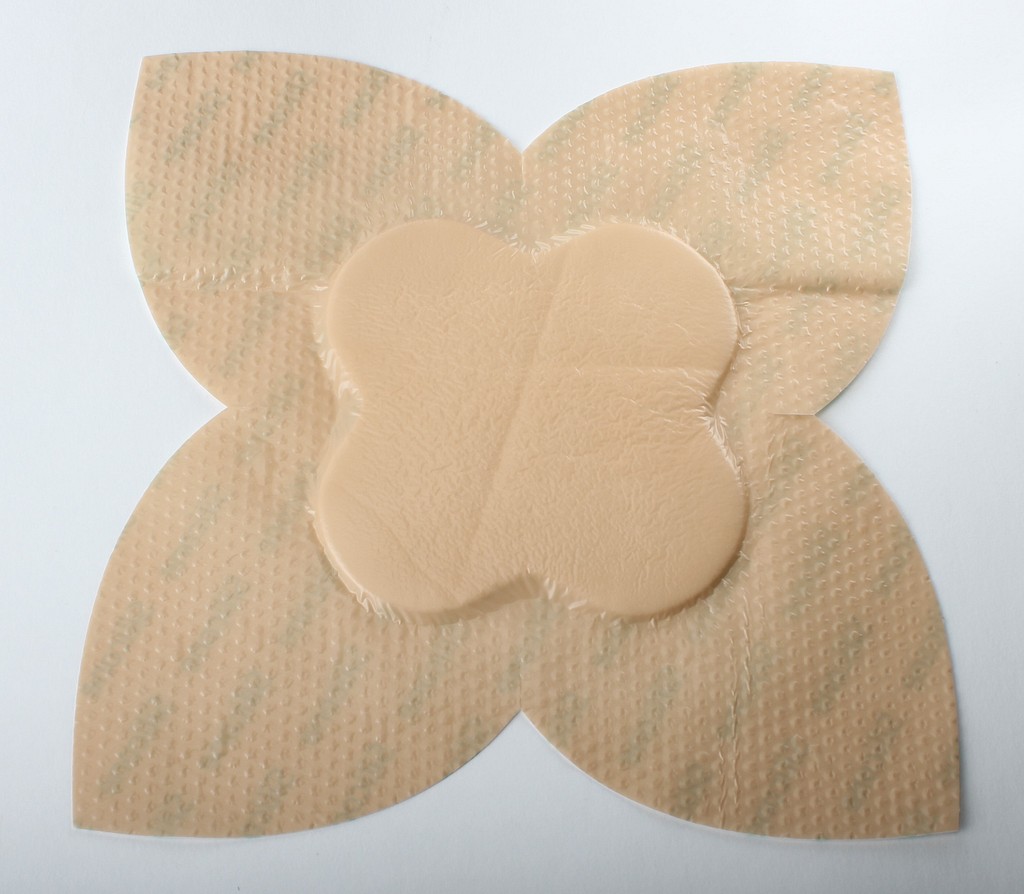 Kliniderm Foam Silikone Border, Multisite skumbandage med bred border, steril, 20 cm x 20 cm