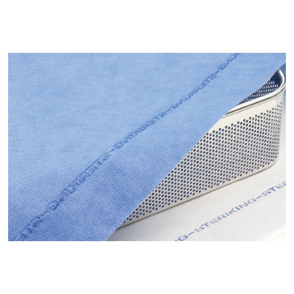Steriking, dobbelte ark SMX 1 (37+47gsm), blå/hvid, 100 cm x 100 cm