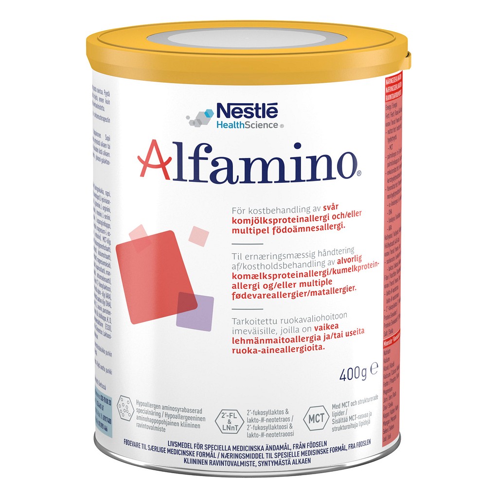 Alfamino, modermælkserstatning 0-12 mdr., 400 g