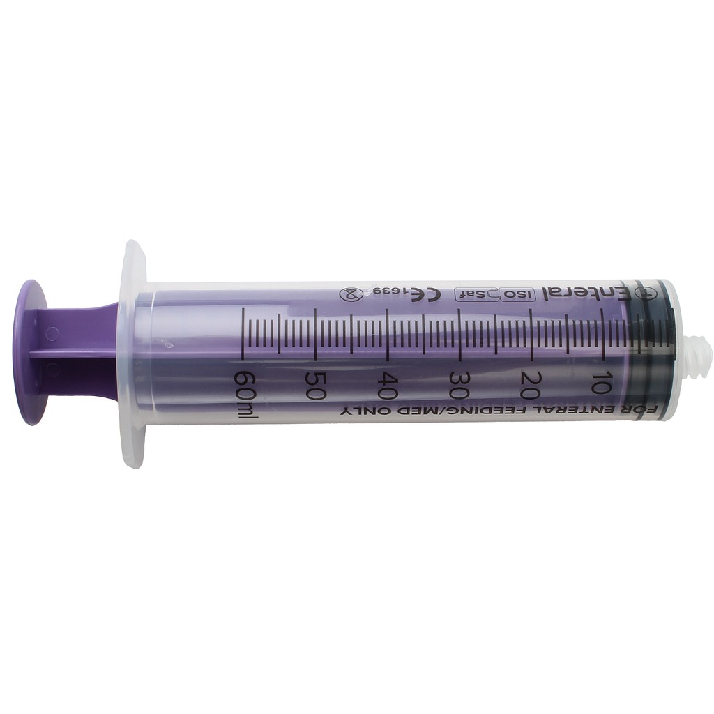 GBUK, sprøjte, enteral ENFit, engangs, steril, 60 ml