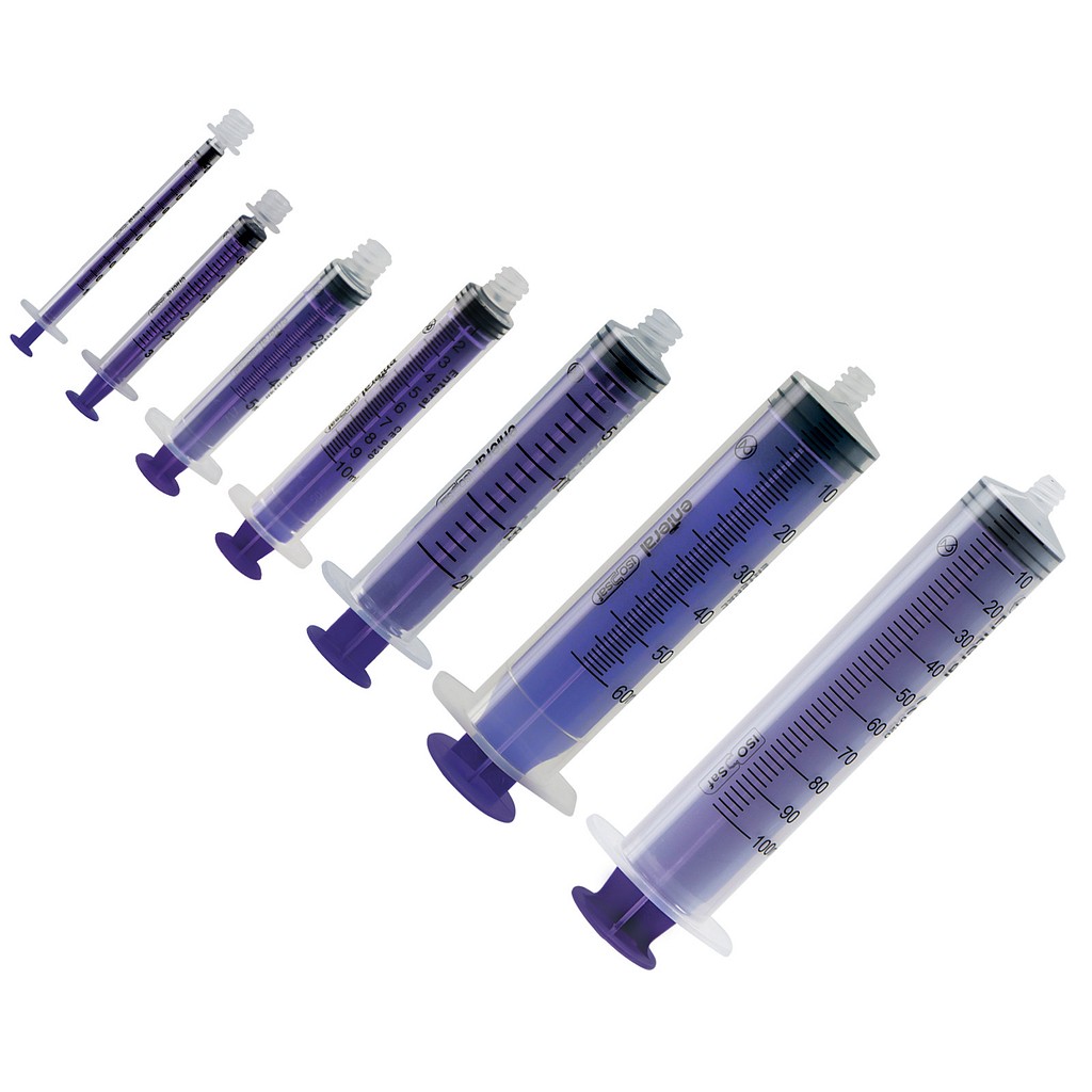 GBUK, sprøjte, enteral ENFit, LD, flergangs, steril, 3 ml