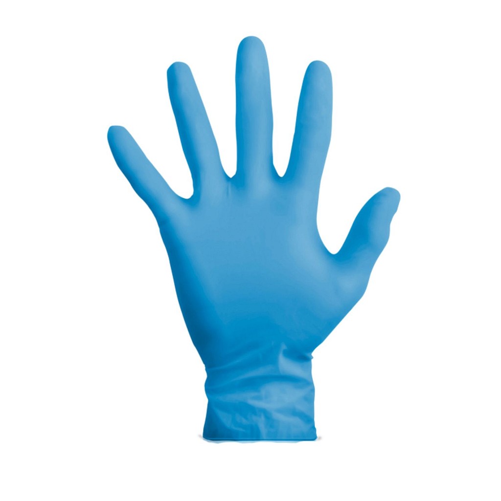 Klinion Protection Ultra Comfort, nitrilhandske, blå, PF, large