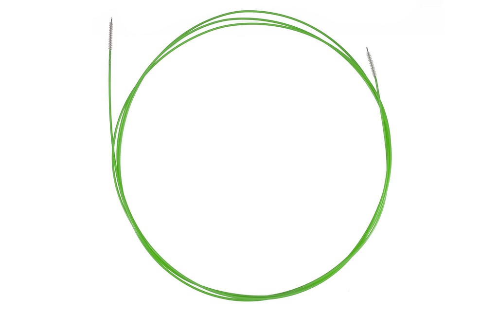 MDD, rensebørste til arbejdskanal 2,0-2,8 mm, grøn, L: 230 cm, Børste Ø 3 mm L: 20