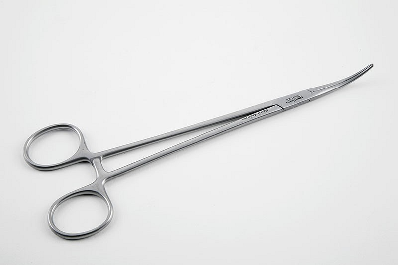 Medicon, arterieklemme, Heiss, buet, 20 cm