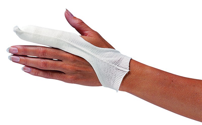 CareFix, finger-netfiksering, large, brun