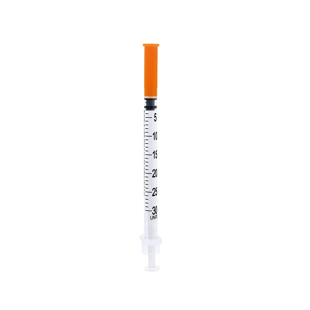 Verifine, insulinsprøjte, 0,3 ml med kanyle, 31G, steril, 8 mm x 0,25 mm (31G)