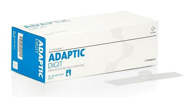 Adaptic DIGIT, fingerforbinding large,L6cmxØ2,8cm, steril, large