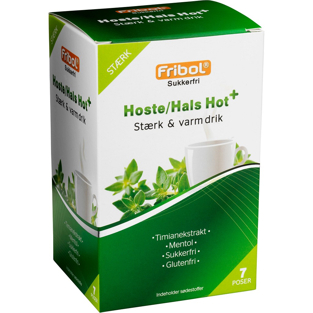 Fribol, Hoste/hals hot+ drik, pulver, ps a 6 g