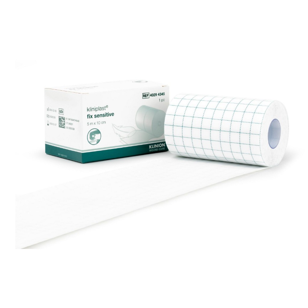 Kliniplast Fix sensistive fikseringsplaster, non-woven, 5 m x 10 cm