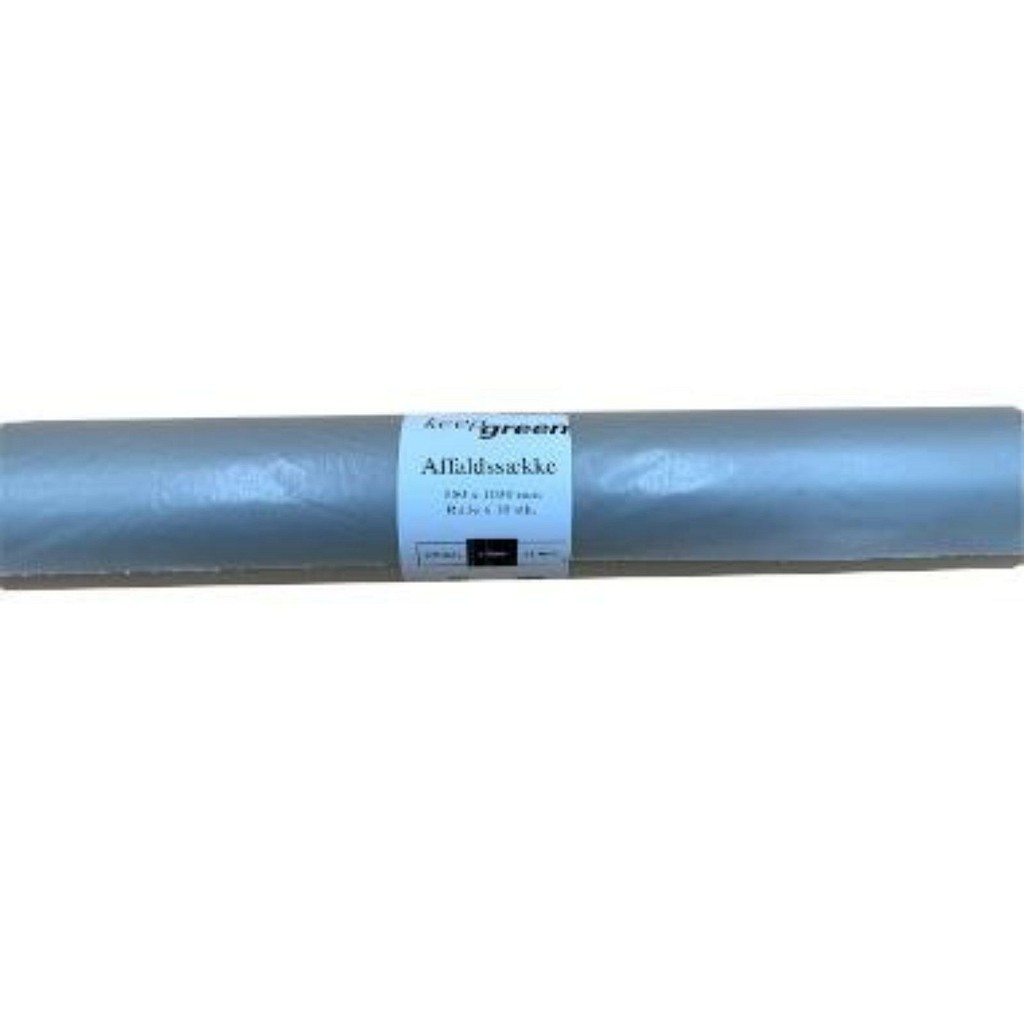 Multiline Keepgreen affaldssæk, klar, 55 my, 60 liter/550 mm x 1030 mm