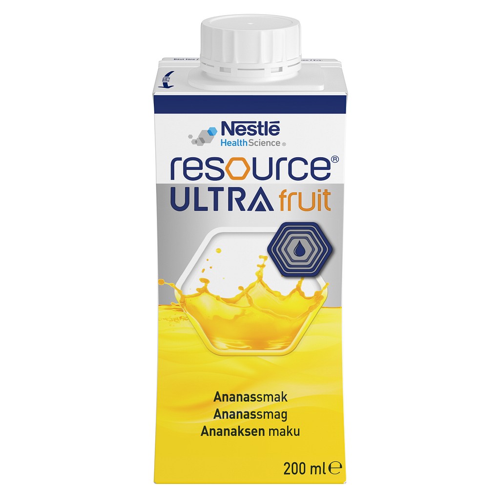 Resource Ultra Fruit, ananas, 4x200 ml
