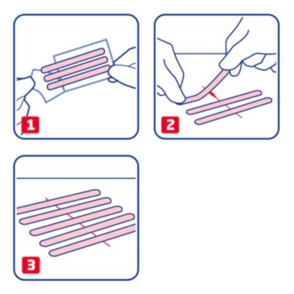 Leukoplast, suturtape, steril, 25 mm x 100 mm