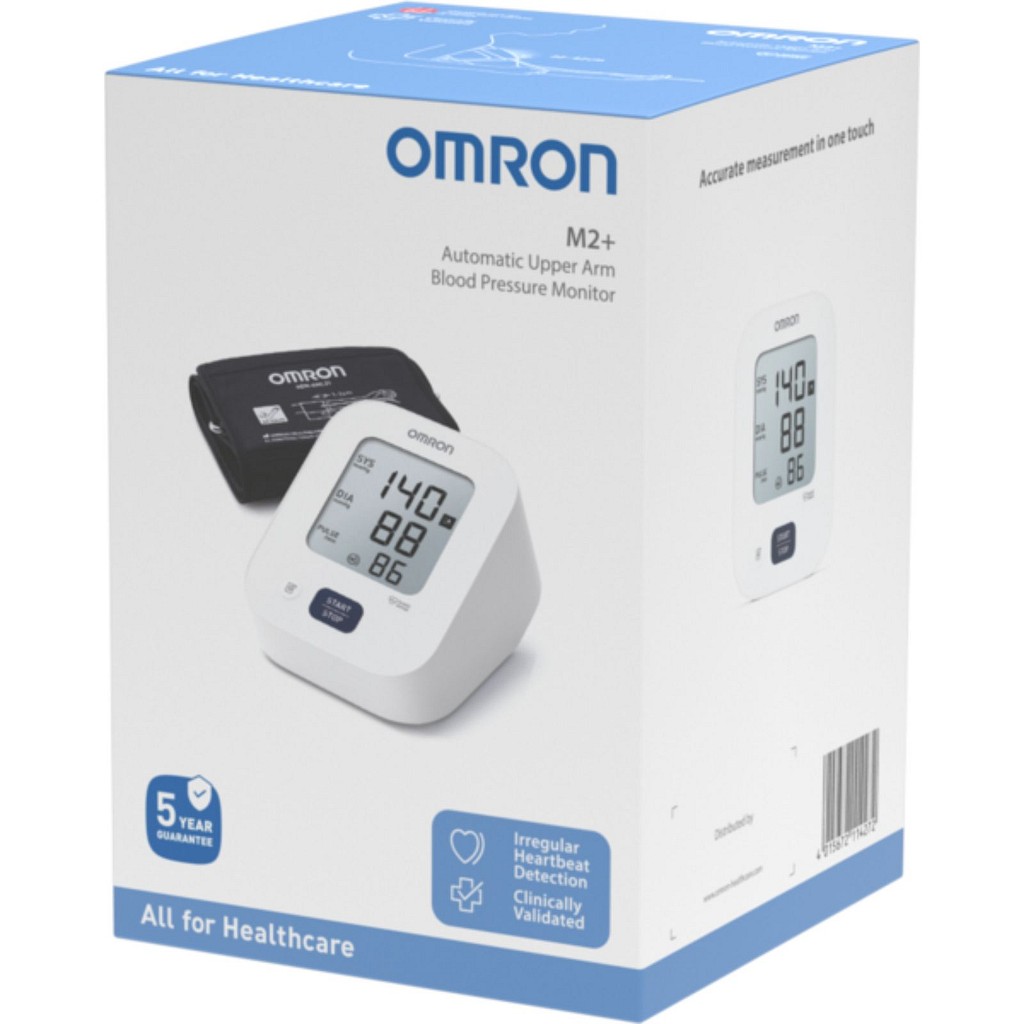 Omron, M2+ digital blodtryksmåler, armomkreds 22-42 cm
