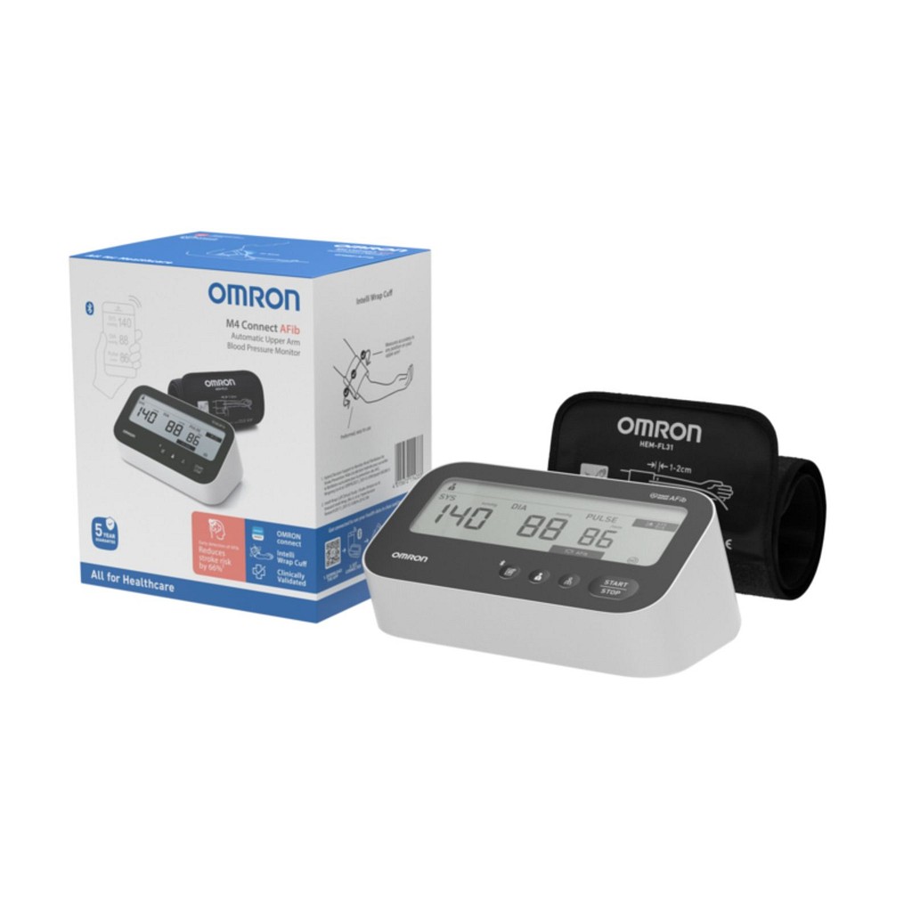 Omron M4 Connect Afib digital blodtryksmåler, armomkreds 22-42 cm