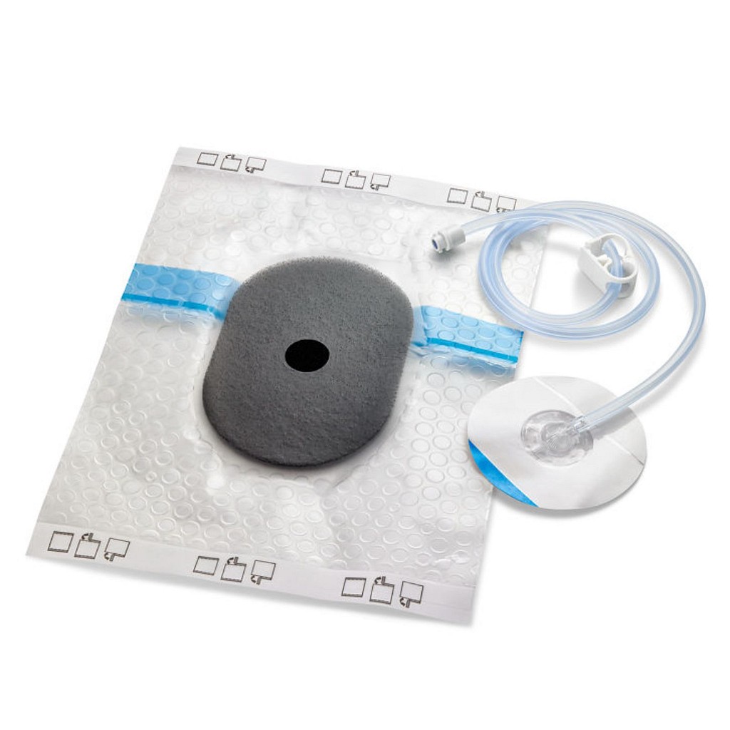 V.A.C. Peel and Place Dressing Kit, med sensatrac, steril, small