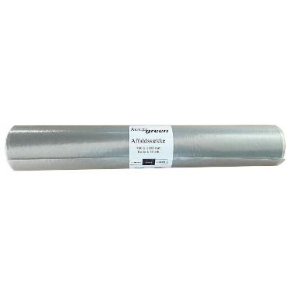 Multiline Keepgreen Affaldssæk, Klar, 55 my, 100 ltr/700 mm x 1100 mm