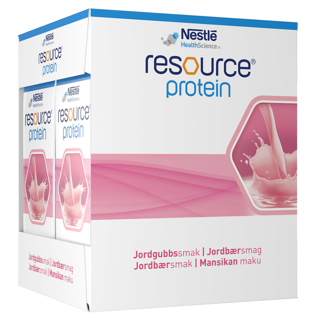 Resource Protein, jordbær, 200 ml