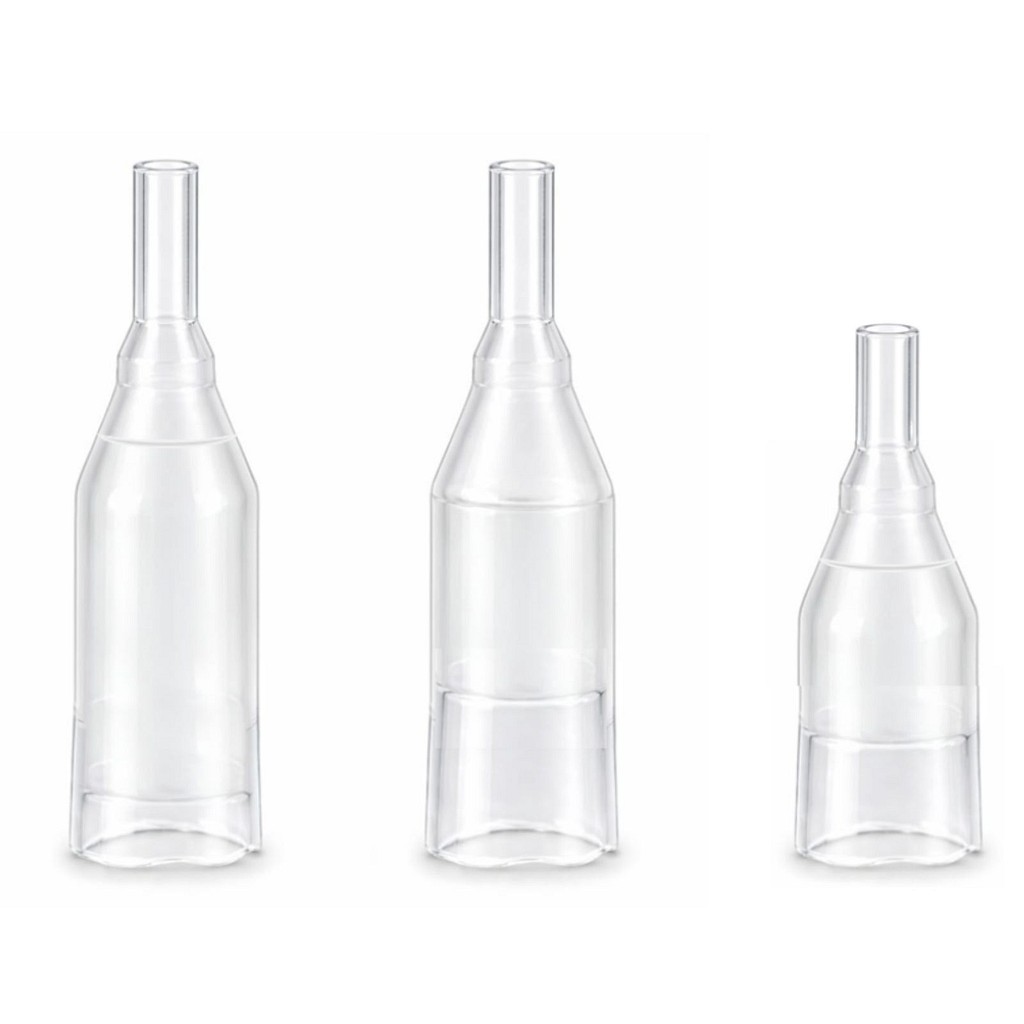 Curion CuriSheath uridom, silikone, standard, klæbeflade 4,1 cm, længde 8,1 cm, 36 mm