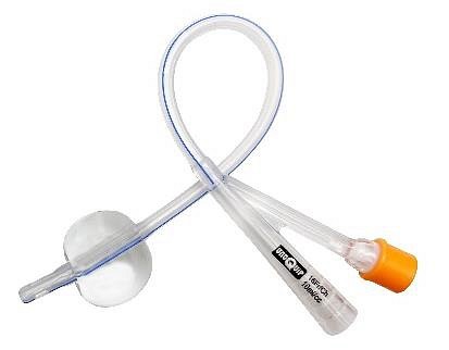 Unoquip Suprapubic 2-vejs ballonkateter, 28 cm, open tip, steril, ch 14