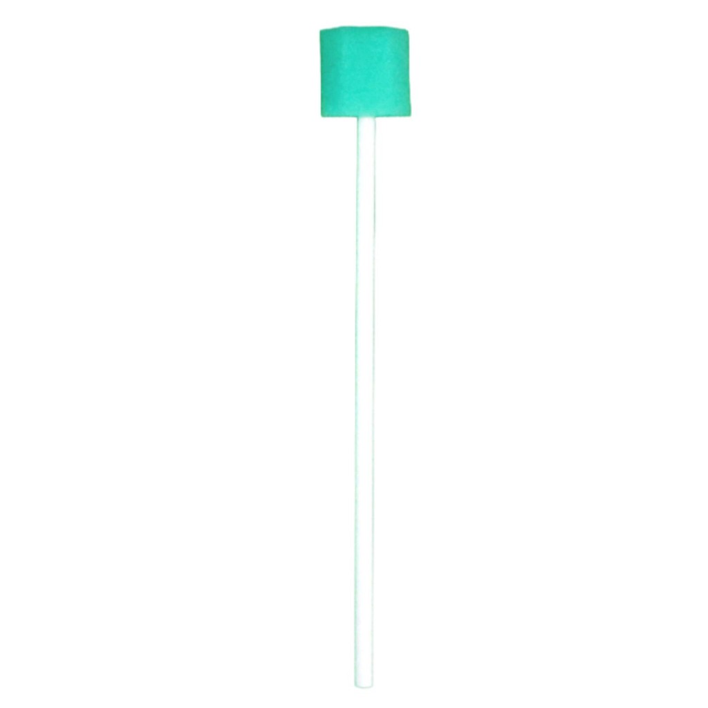 Klinion mundplejepind, plast, grøn, 15 cm