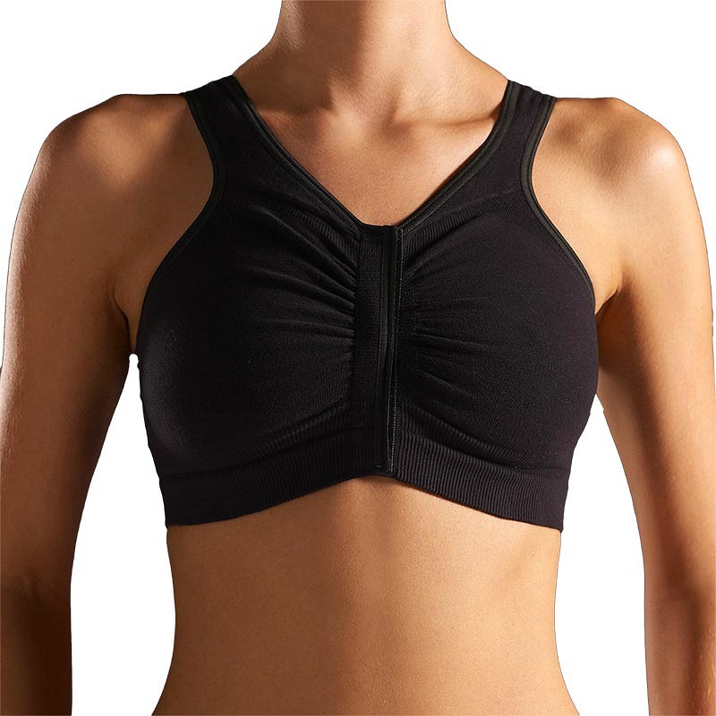CareFix Post-Op Bra BH, Bianca velcrofrontlukning sort, xx-large