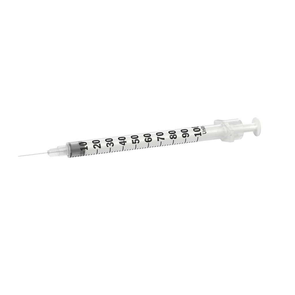 Embecta  insulinsprøjte, U-100, 1,0 ml med kanyle, steril, 29G x ½ , 0,33 mm x 12,7 mm