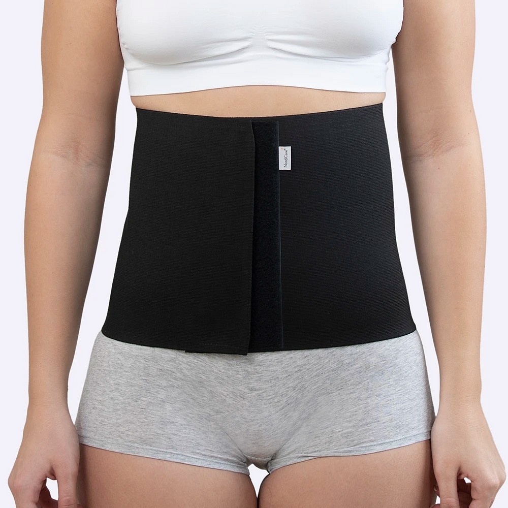 Nordicare Form 25 bælte, velcro, sort, L: 100-1155 cm, H 25 cm, x-large