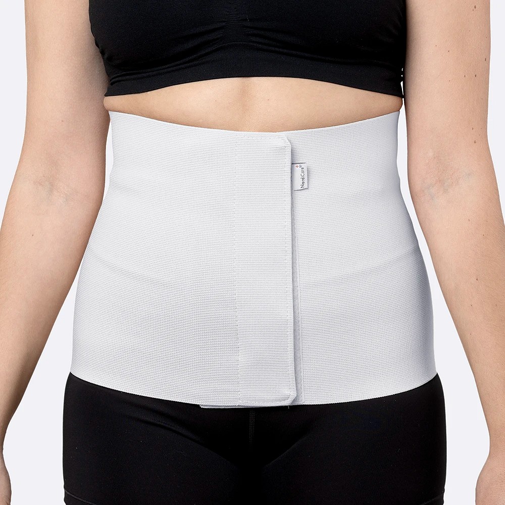Nordicare Form 25 bælte, velcro, grå, L: 110-125 cm, H 25 cm, xx-large