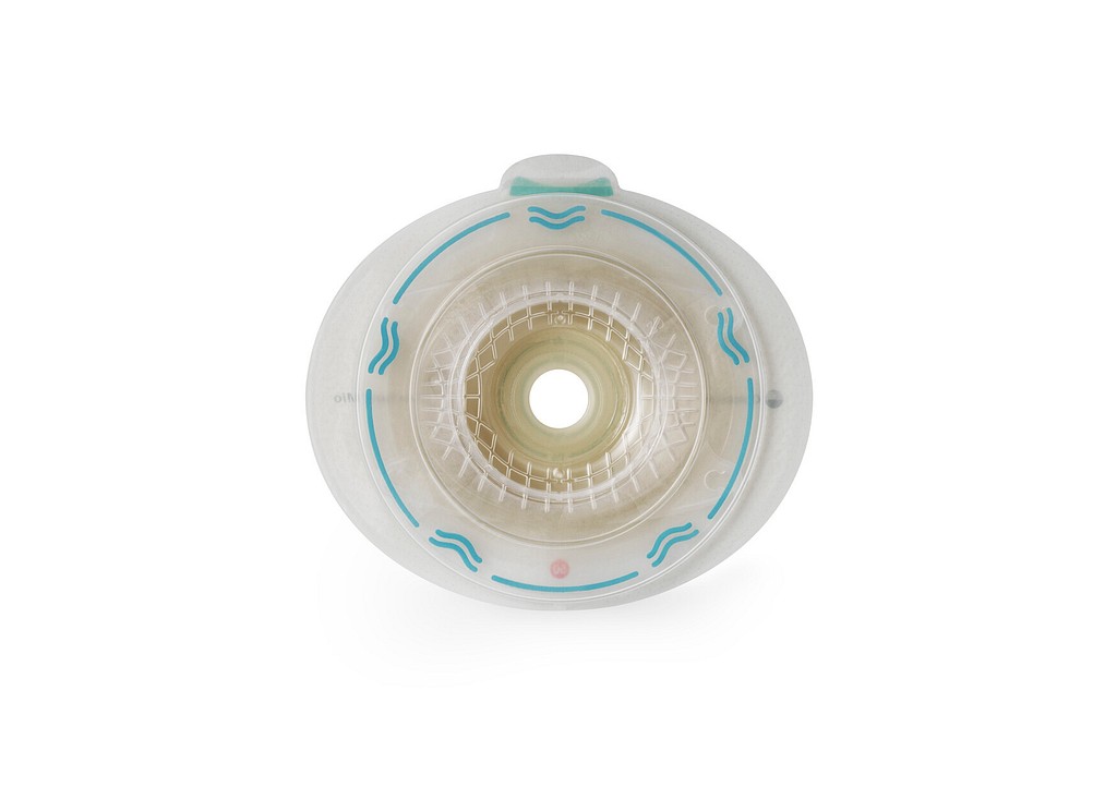 SenSura Mio Flex, Convex, Dyb, basisplade, opklipbar, 28-30 mm, med bælteører, 50 mm ring