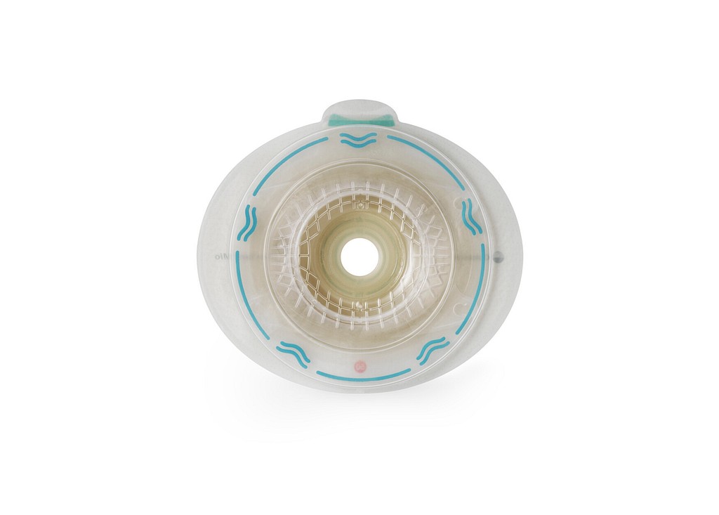 SenSura Mio Flex, Convex, Dyb, basisplade, opklipbar, 31-40 mm, med bælteører, 50 mm ring