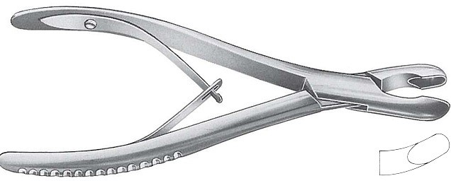Nopa, tang, knogletang, buet, 17 cm