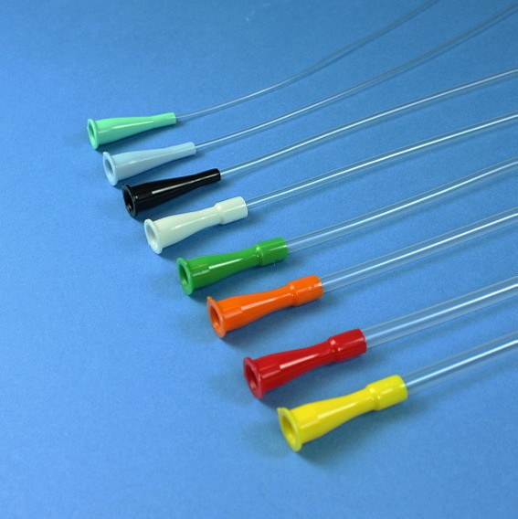 Mediplast kateter, tiemann, ucoated, 40 cm, hvid, steril, ch 12