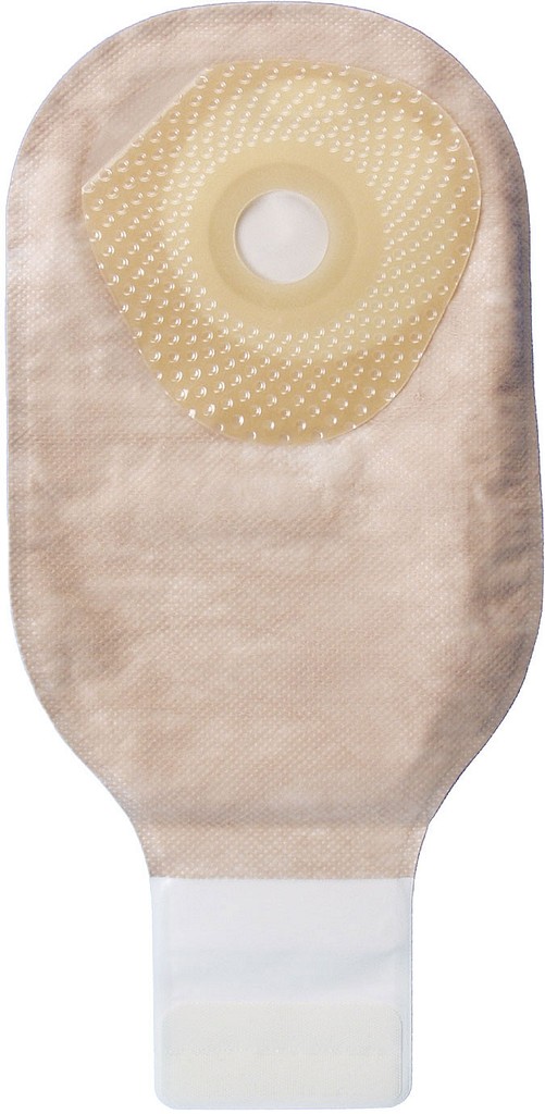 Moderma Flex, 1-dels ileostomipose, Mini, LnR, kulfilter, beige, Ø 15-55 mm
