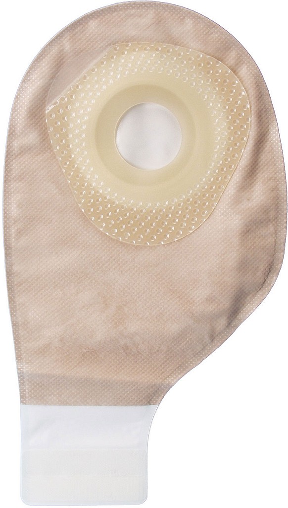 Moderma Flex, 1-dels ileostomipose, Midi, Lock'n Roll udløb, beige, Ø 30 mm