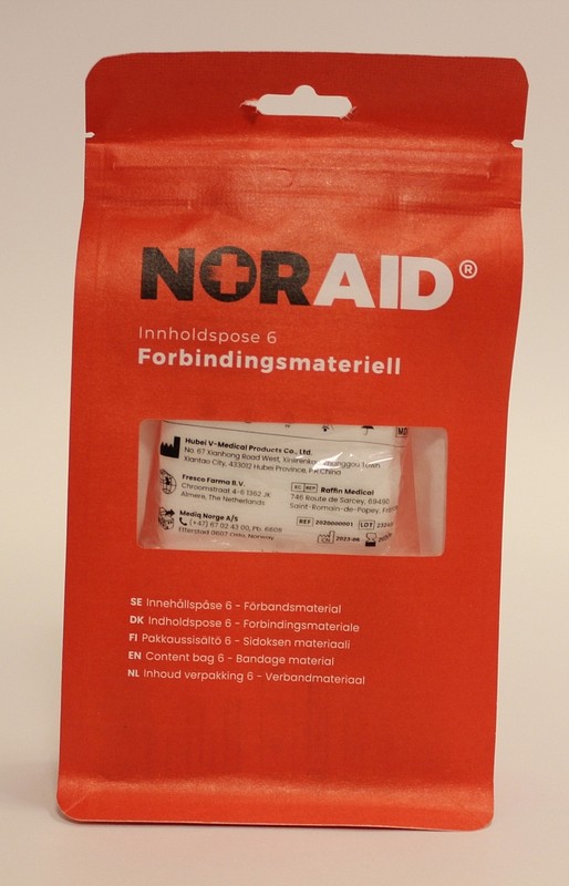 Noraid, Refill nr. 6 forbindingsmateriel