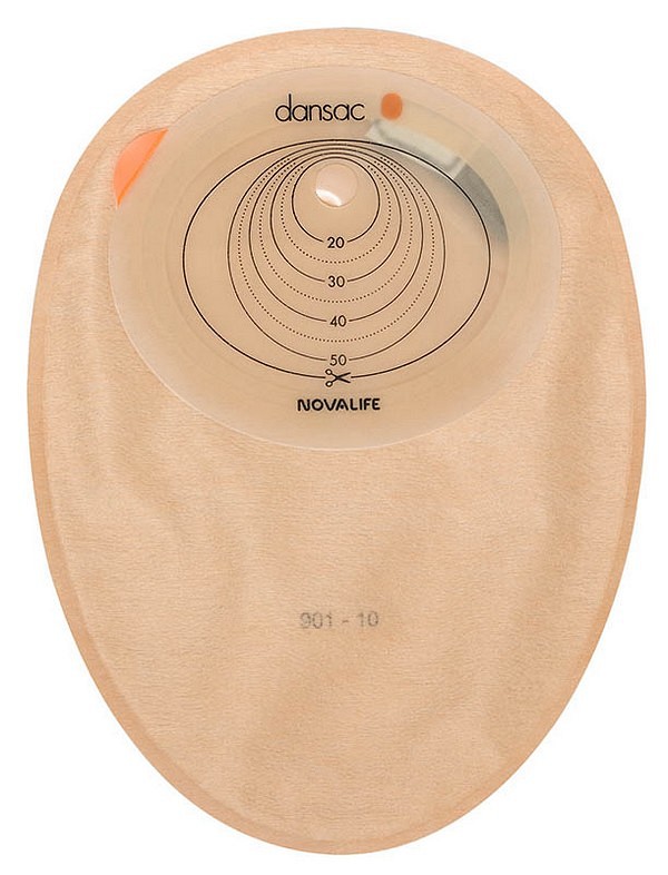NovaLife 1, 1-dels colostomipose, Mini, beige, Ø 10-38/50 mm