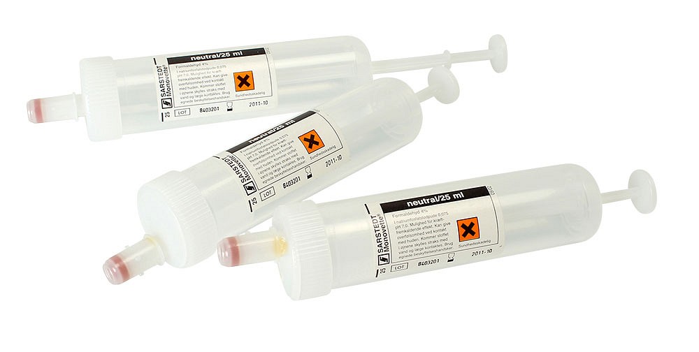 Formalin, monovette til lukket formalin, 25 ml
