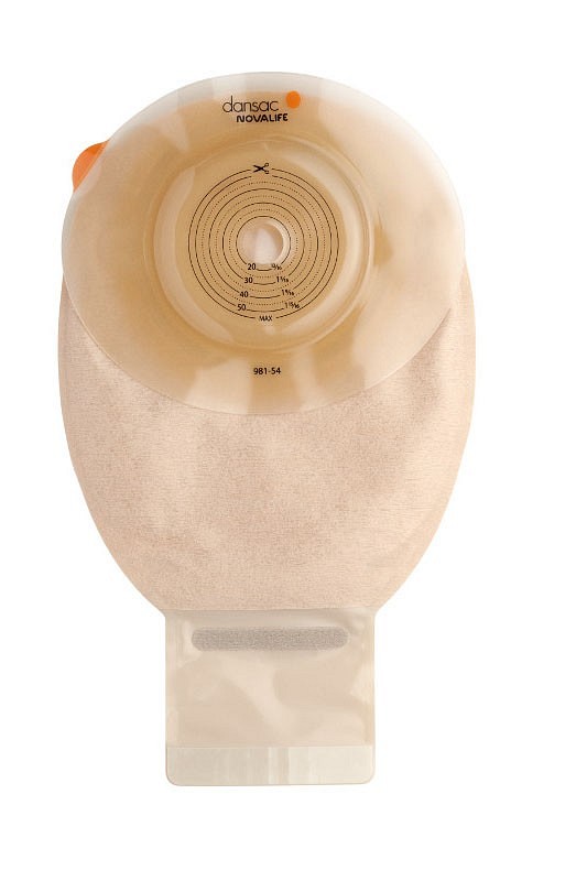 NovaLife 1 Soft Convex, 1-dels ileostomipose, Maxi, vindue, beige, Ø 15-54 mm