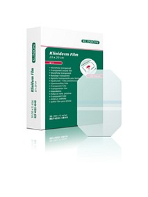 Kliniderm Film, med vindue, steril, 15 cm x 20 cm