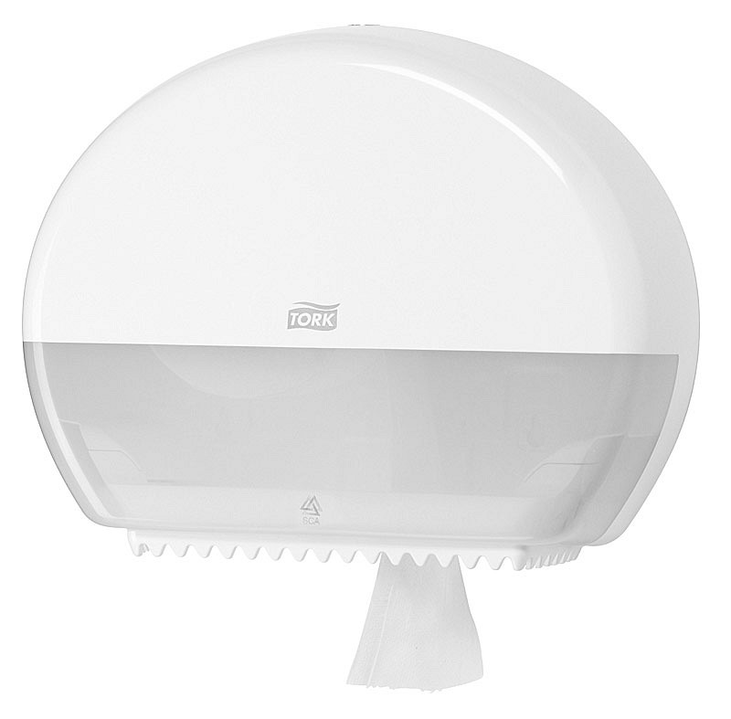 Tork, dispenser til miniruller mini T2, hvid, mini