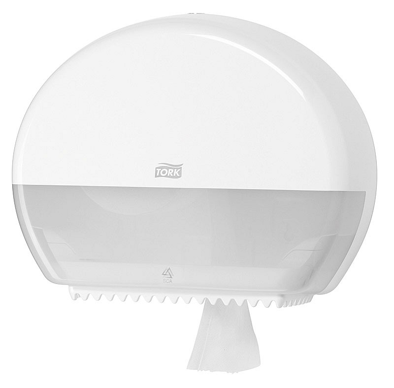 Tork, dispenser til miniruller mini T2, hvid, mini