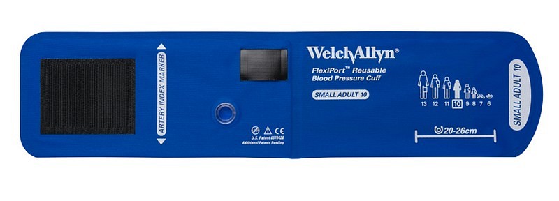 Welch Allyn FlexiPort, manchet voksen lille u/ slange, 20-26 cm