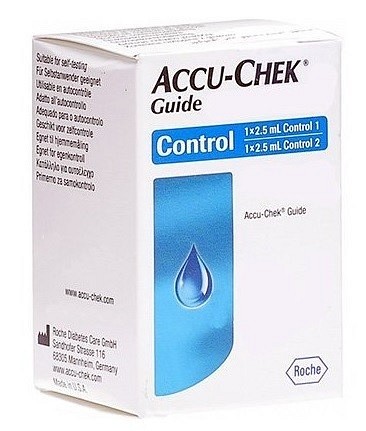 Accu-Chek, Guide kontrol opløsning