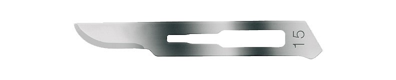 Kiato Plus, skalpelblad nr. 15, carbon stål, steril