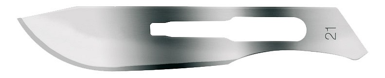 Kiato Plus, skalpelblad nr. 21, carbon stål, steril