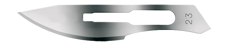 Kiato Plus, skalpelblad nr. 23, carbon stål, steril